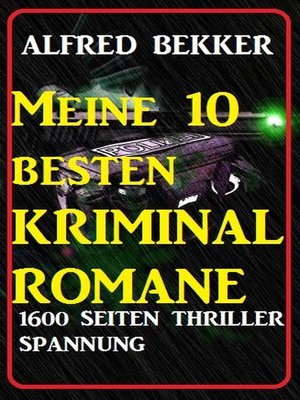 cover image of Meine 10 besten Kriminalromane